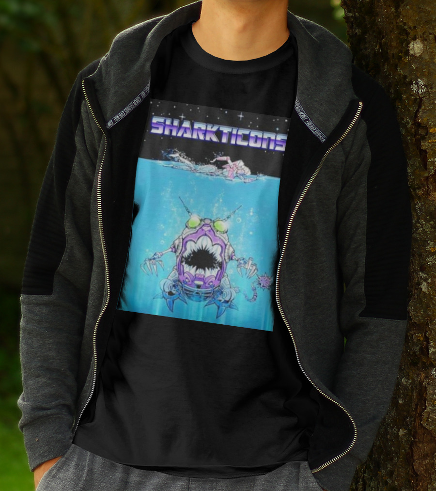 Sharkticons Underwater Robot Monsters T-Shirt