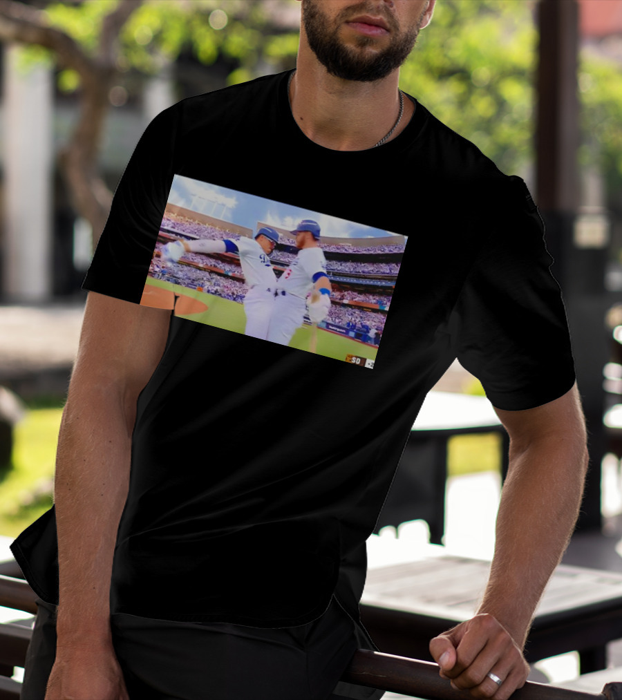 Kike Hernandez Gavin Lux Dodgers T-Shirt