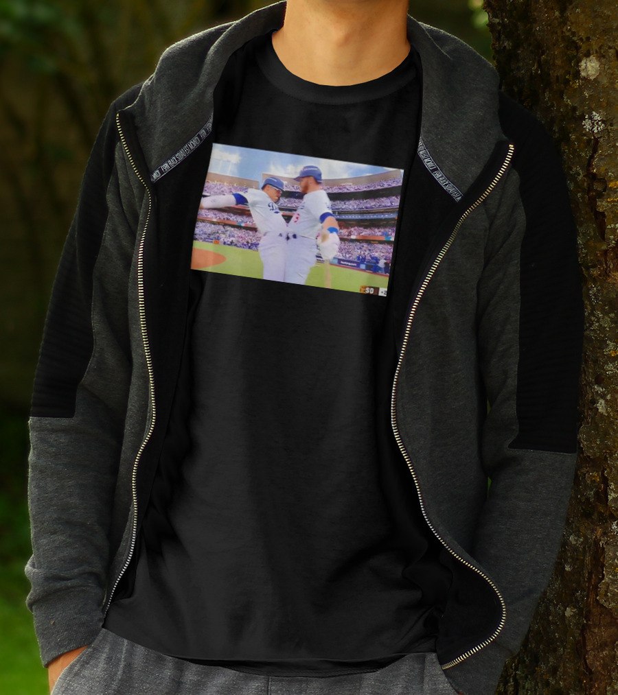 Kike Hernandez Gavin Lux Dodgers T-Shirt