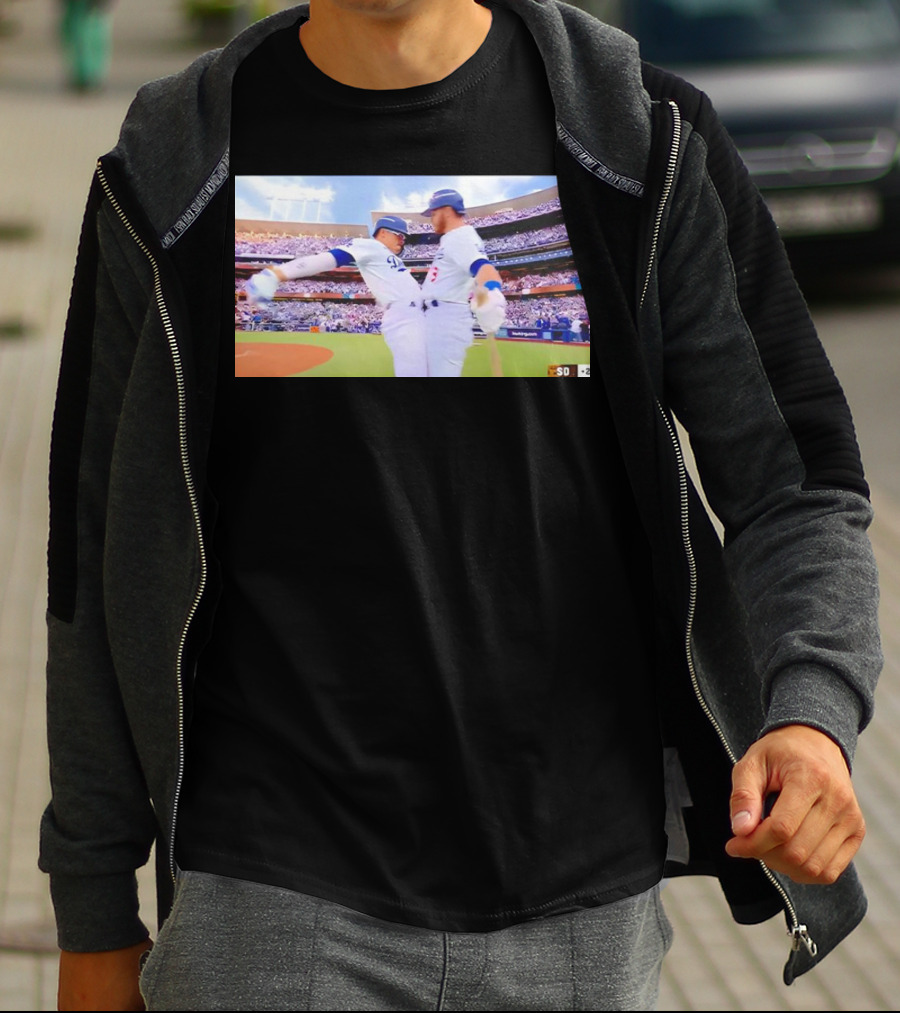 Kike Hernandez Gavin Lux Dodgers T-Shirt