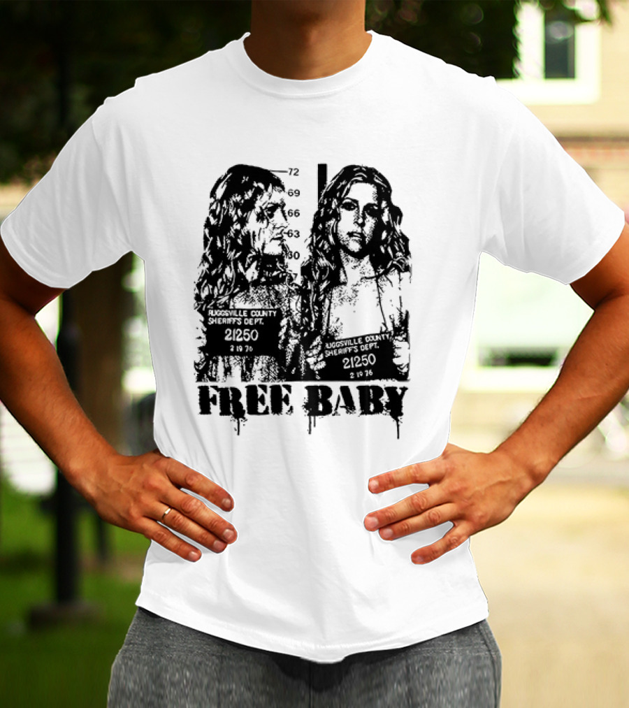 Free Baby Rugsville County Sheriff's Dept Mugshot 21250 T-Shirt