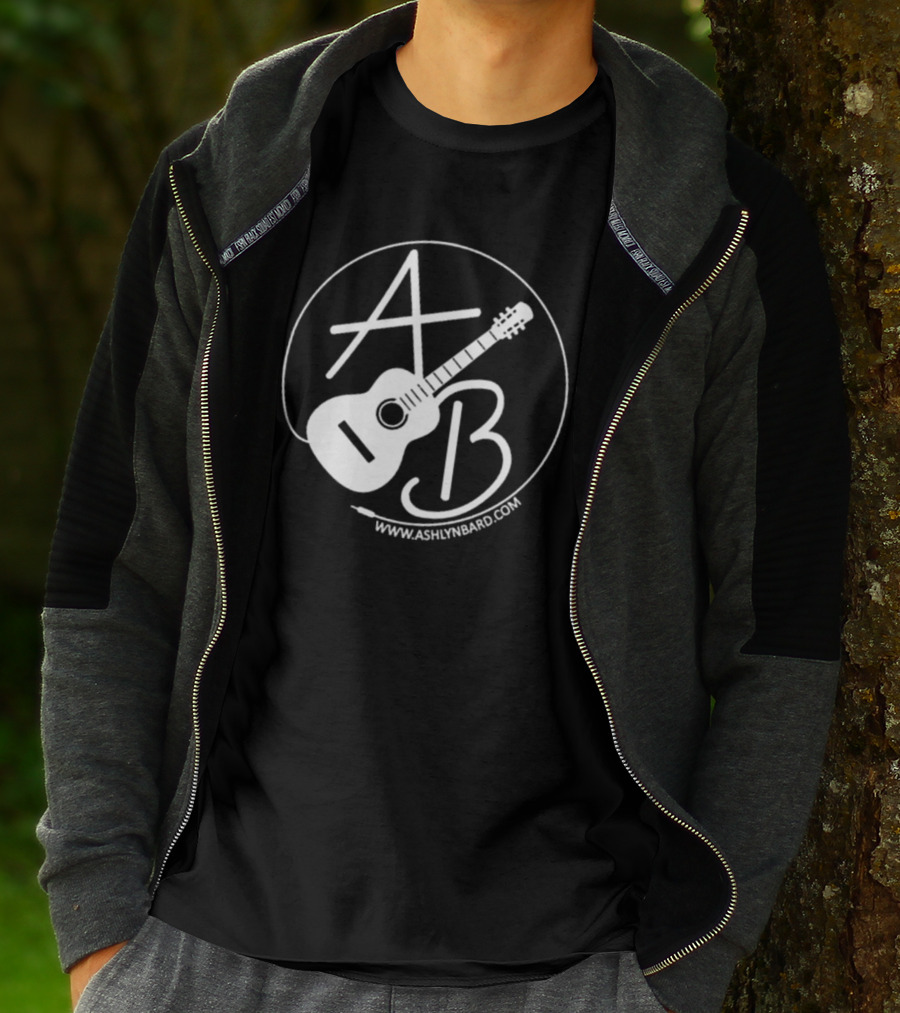 Ashlyn Bard AB Guitar Logo Www.ashlynbard.com T-Shirt