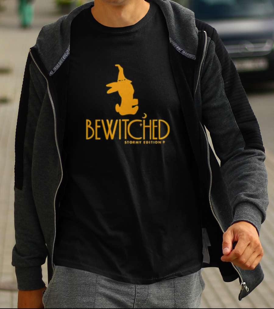 Bewitched Stormy Edition Retro Yellow Witch T-Shirt