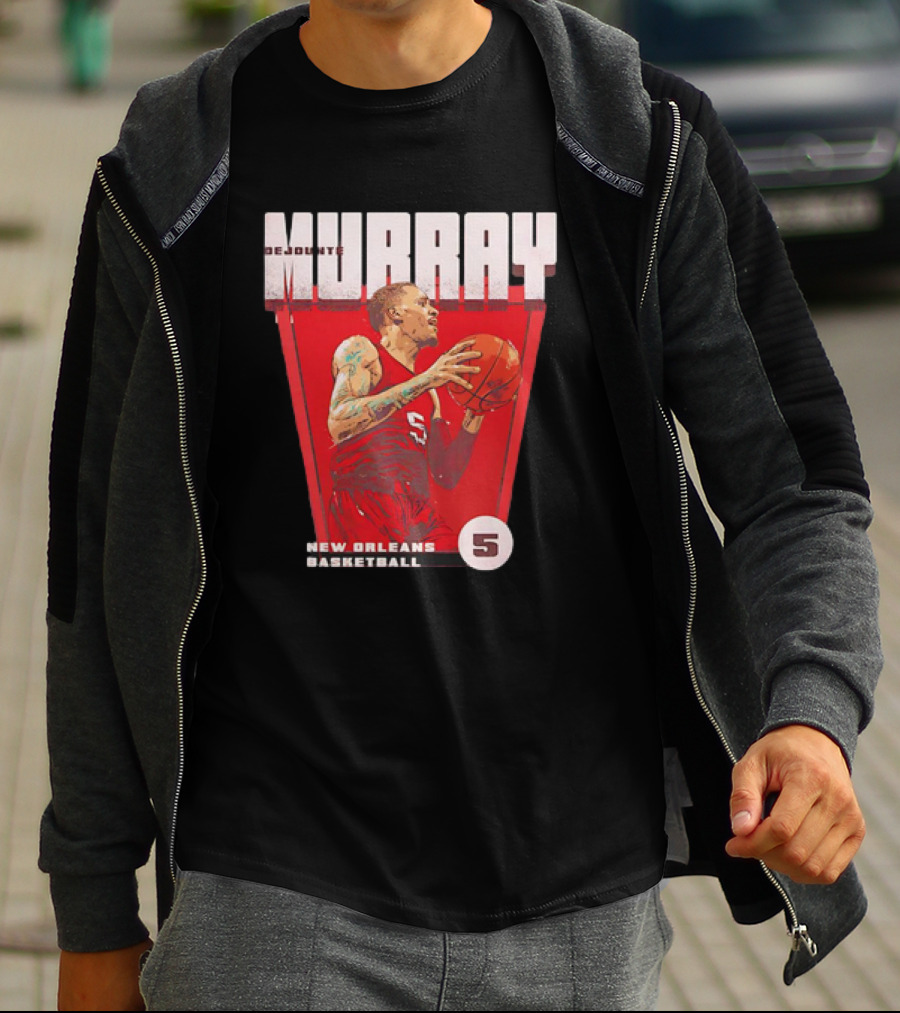 Dejounte Murray New Orleans Basketball Number 5 Vintage T-Shirt