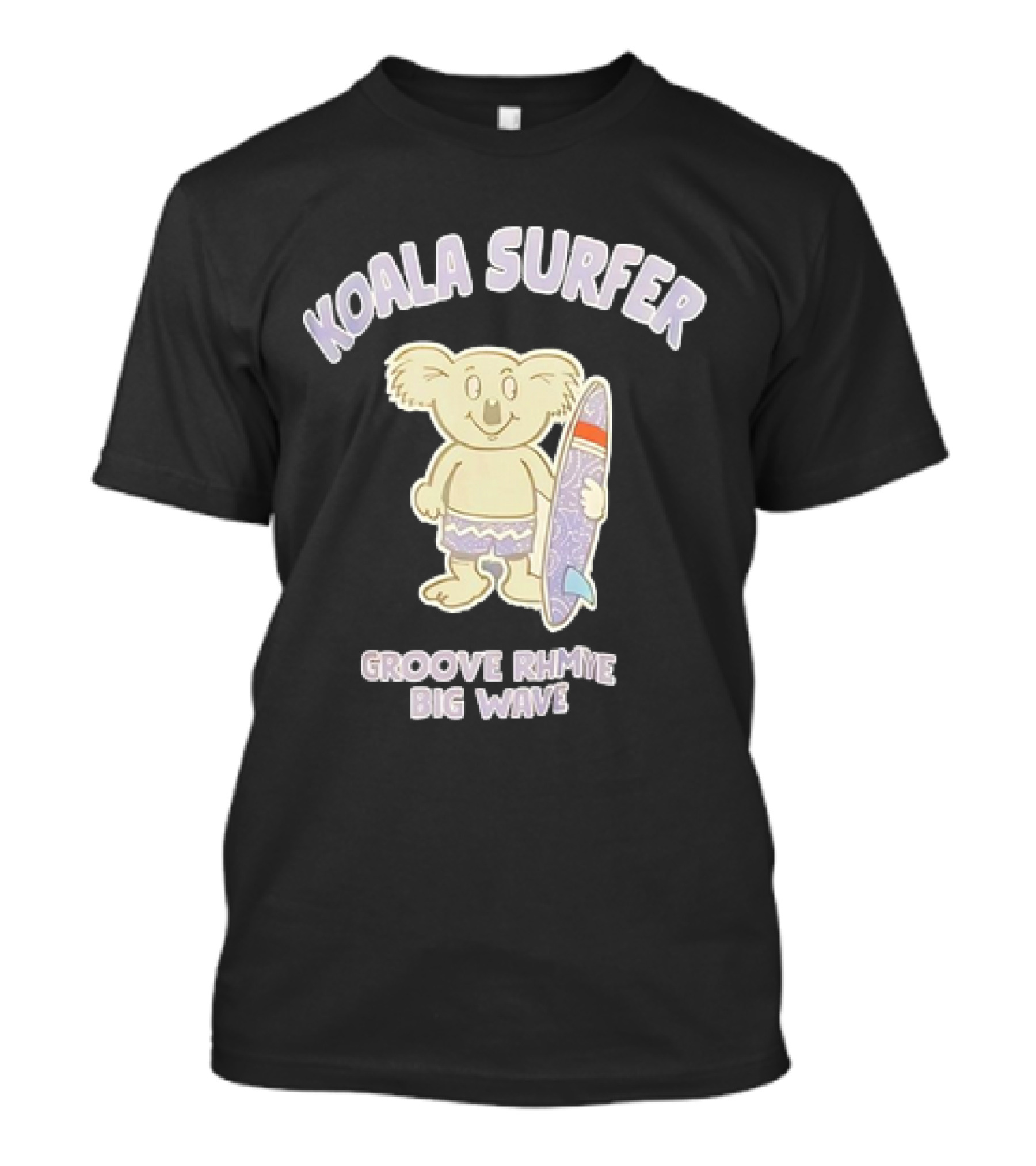 Koala Surfer Grooverhyme Big Wave T-Shirt