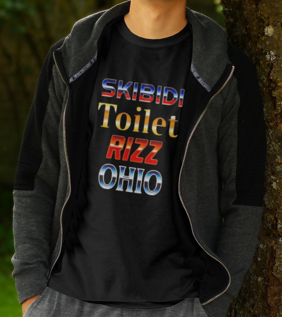 Skibidi Toilet Rizz Meme Ohio Trend T-Shirt
