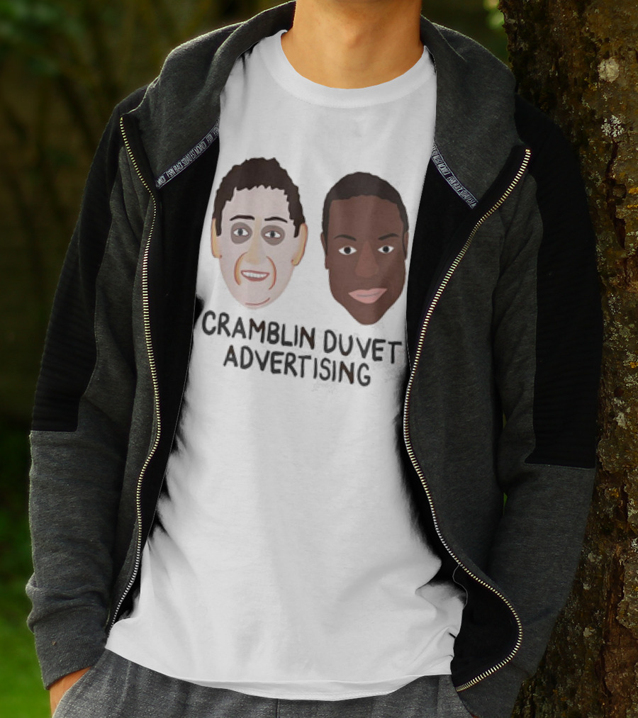 Cramblin Duvet Advertising Faces T-Shirt