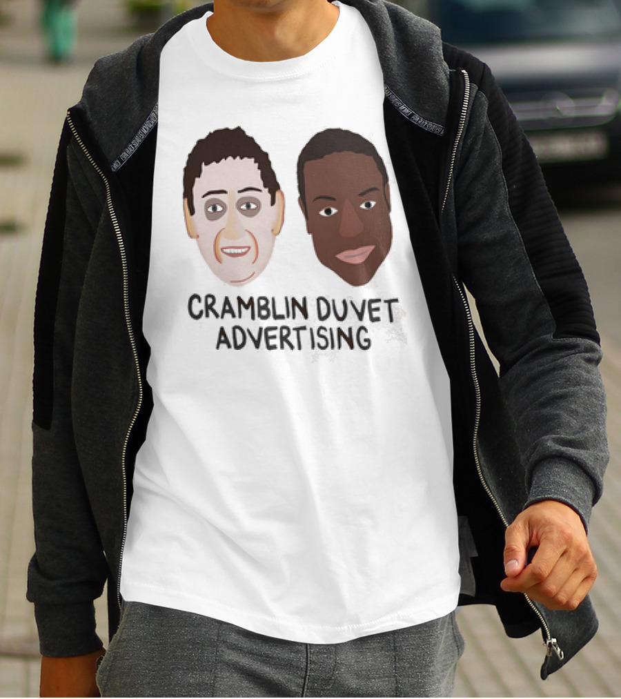 Cramblin Duvet Advertising Faces T-Shirt