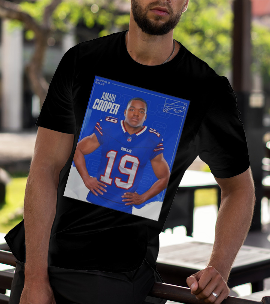Amari Cooper Buffalo Bills NFL Football Player Card T-Shirt