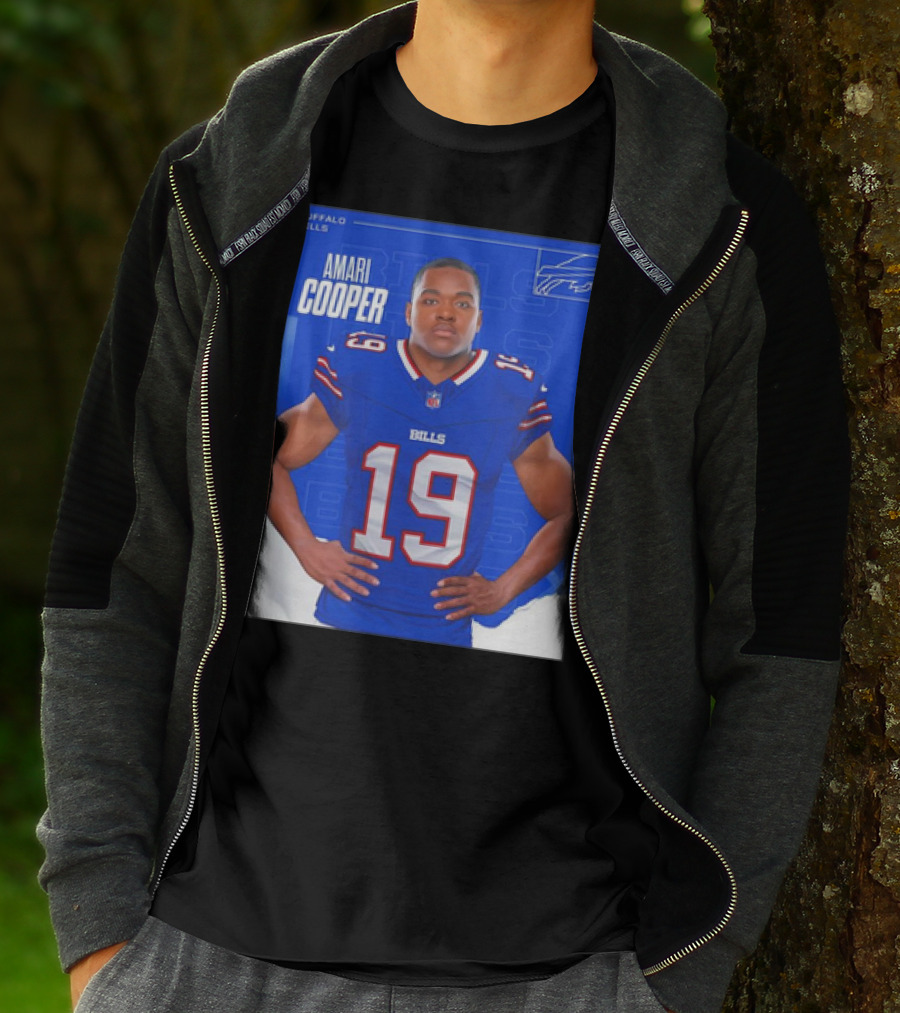 Amari Cooper Buffalo Bills NFL Football Player Card T-Shirt