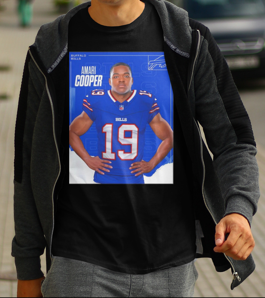 Amari Cooper Buffalo Bills NFL Football Player Card T-Shirt