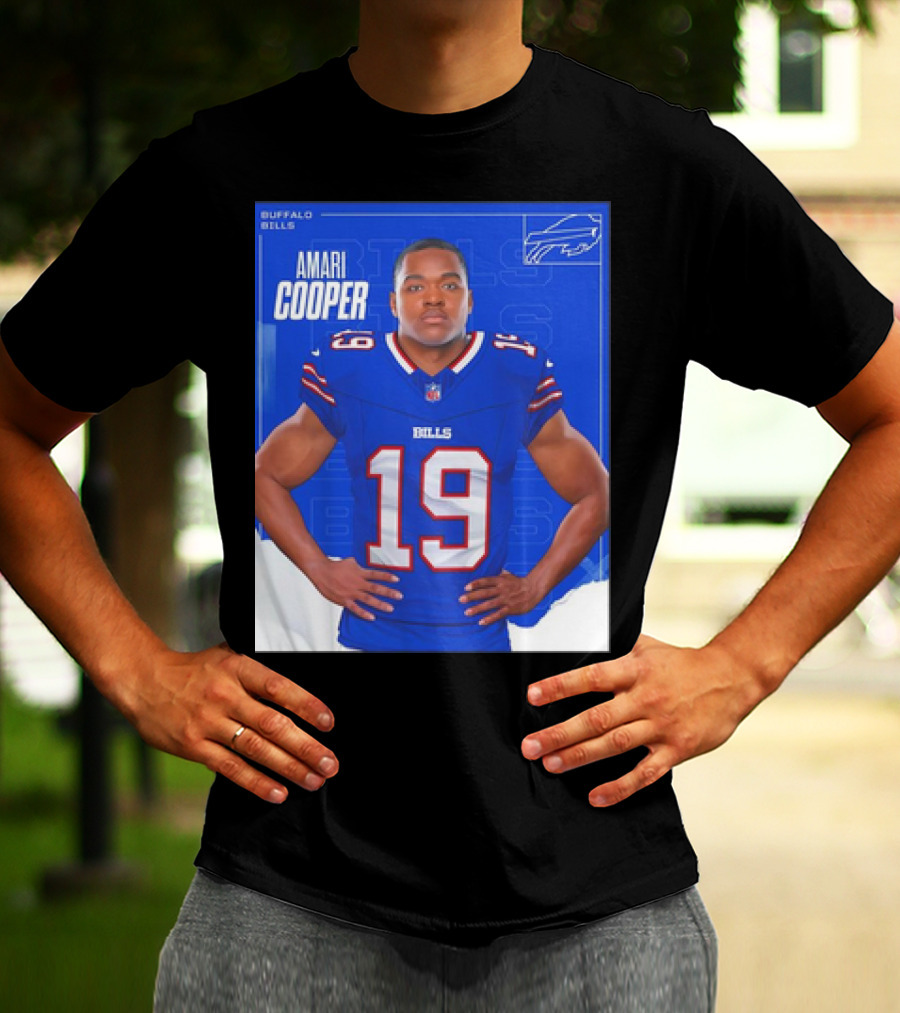 Amari Cooper Buffalo Bills NFL Football Player Card T-Shirt
