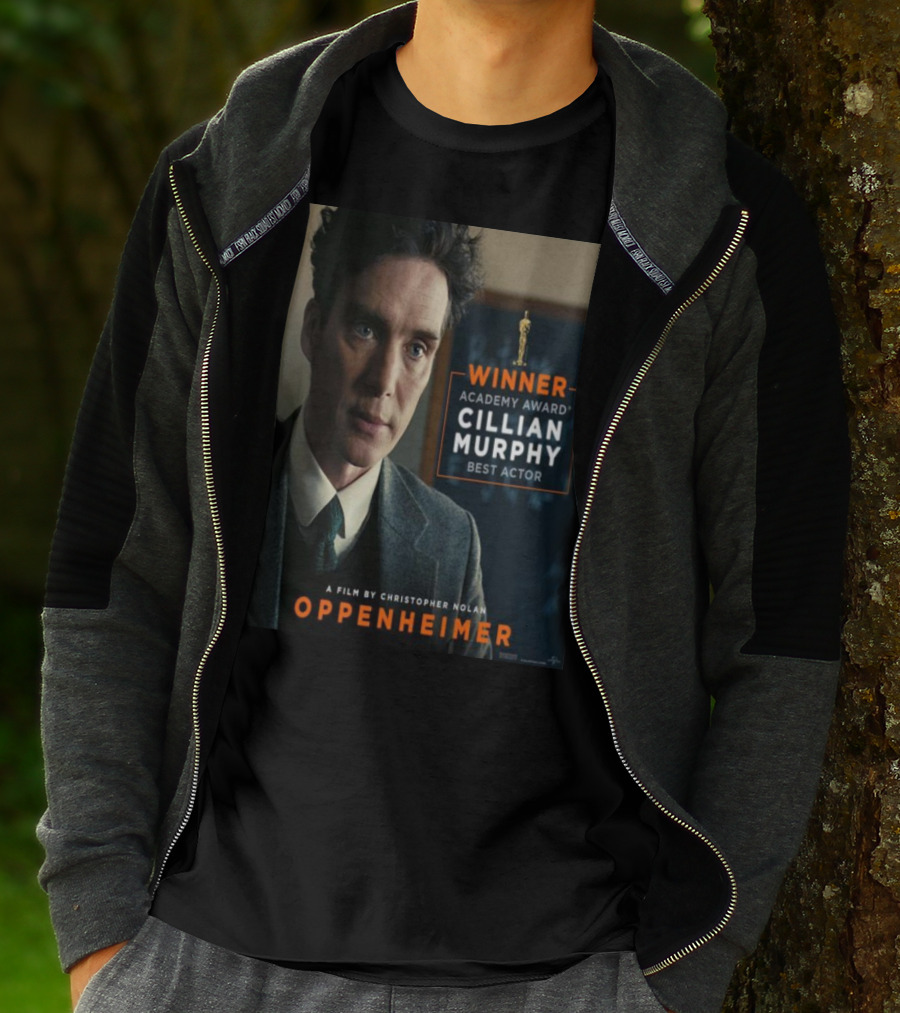 Winner Academy Award Cillian Murphy Best Actor Oppenheimer Film By Christopher Nolan T-Shirt