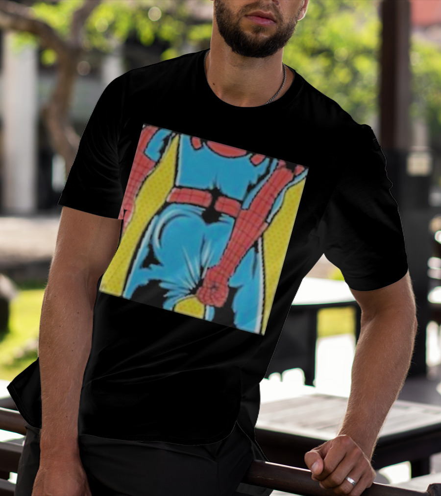 Spider-Man Suit Tightness Issue Visual Pop T-Shirt