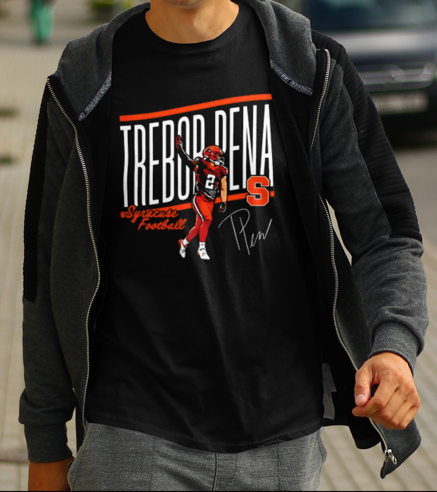 Trebor Pena Syracuse Football Orange S Player 2 T-Shirt