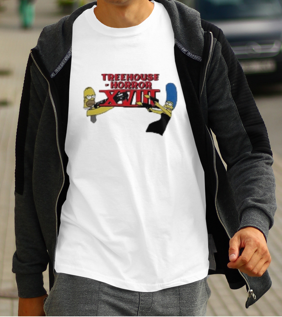 Treehouse Of Horror XVIII The Simpsons Homer Marge Babbitt Revived T-Shirt