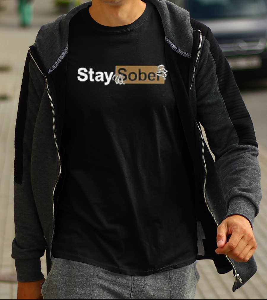 Stay Sober Skeleton You Idiot Daydrian Harding T-Shirt
