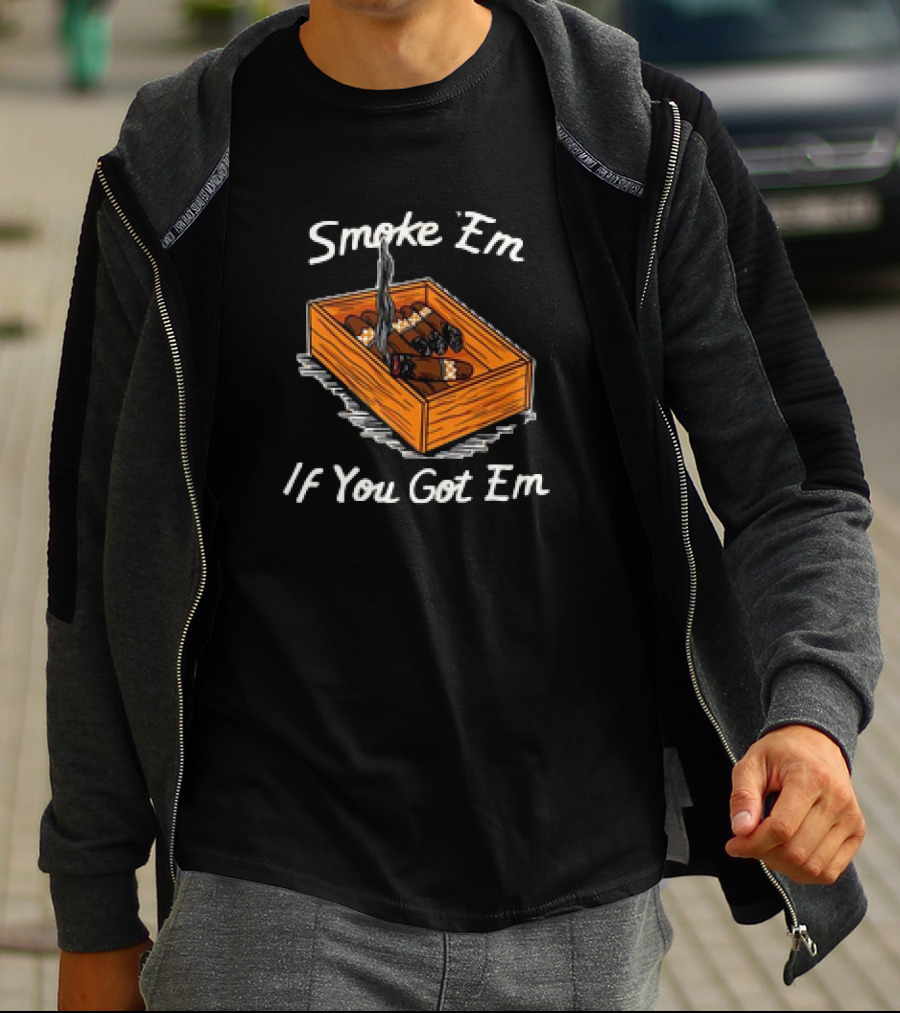 Smoke ‘Em If You Got Em Tennessee Volunteers Beat Alabama Crimson Tide Cigar Box T-Shirt