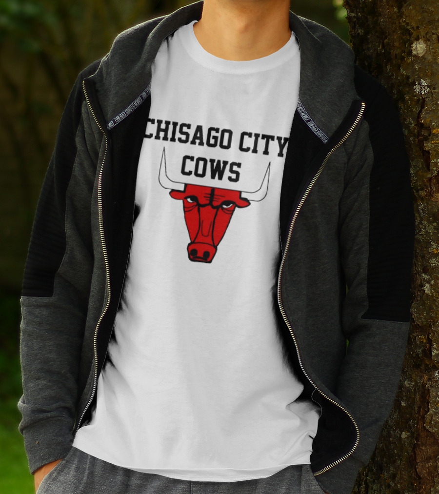 Chisago City Cows Red Bull Head T-Shirt