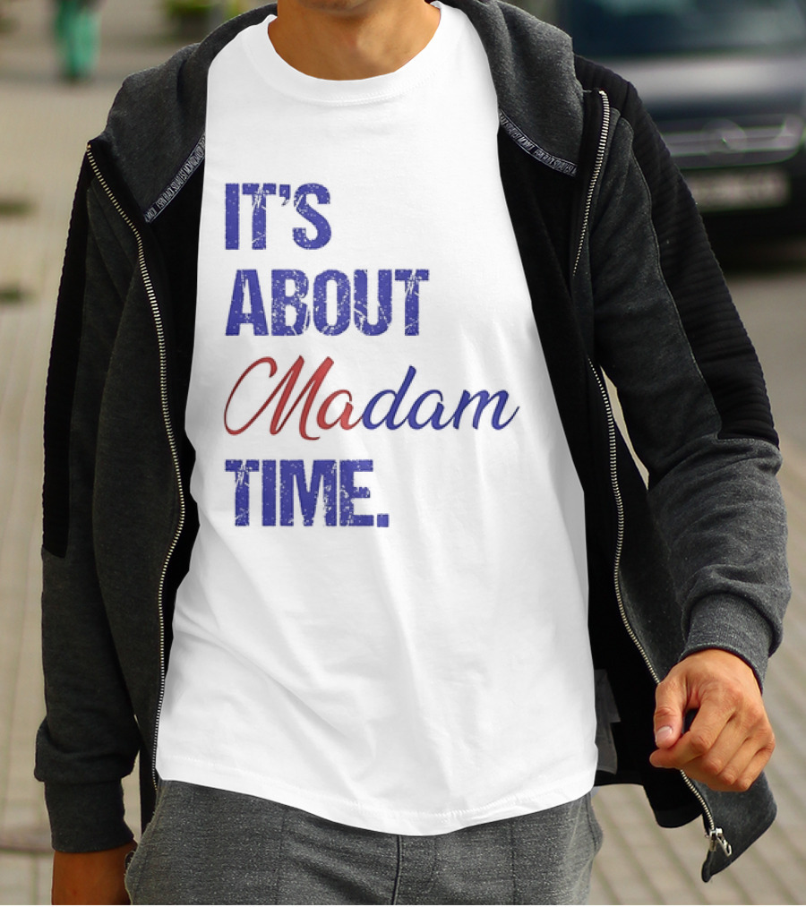 It’s About Madam Time Blue Red Vintage T-Shirt