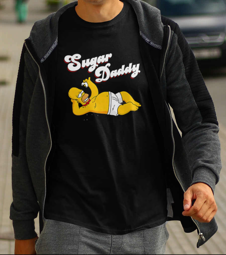 Homer Simpson Sugar Daddy The Simpsons Iconic Pose T-Shirt