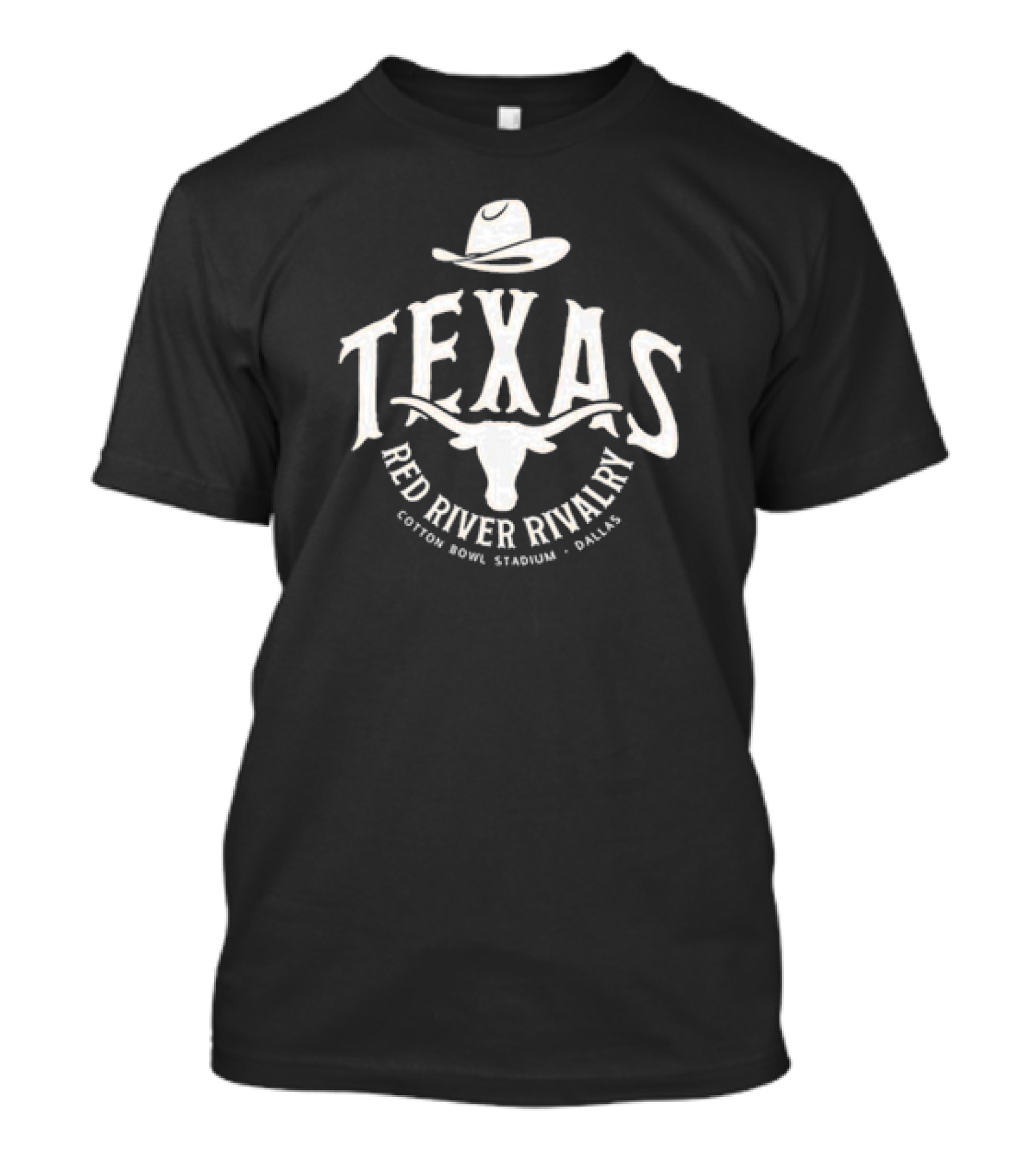 Texas Longhorns Red River Rivalry Cotton Bowl Stadium Cowboy Hat T-Shirt