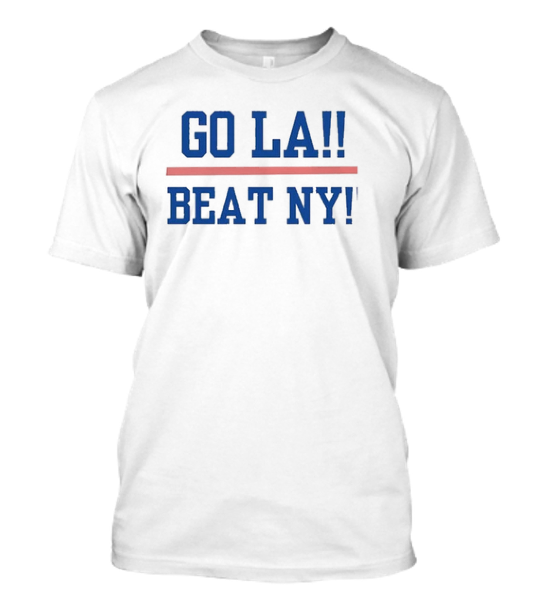 GO LA Beat NY Dodgers Yankees Rivalry T-Shirt