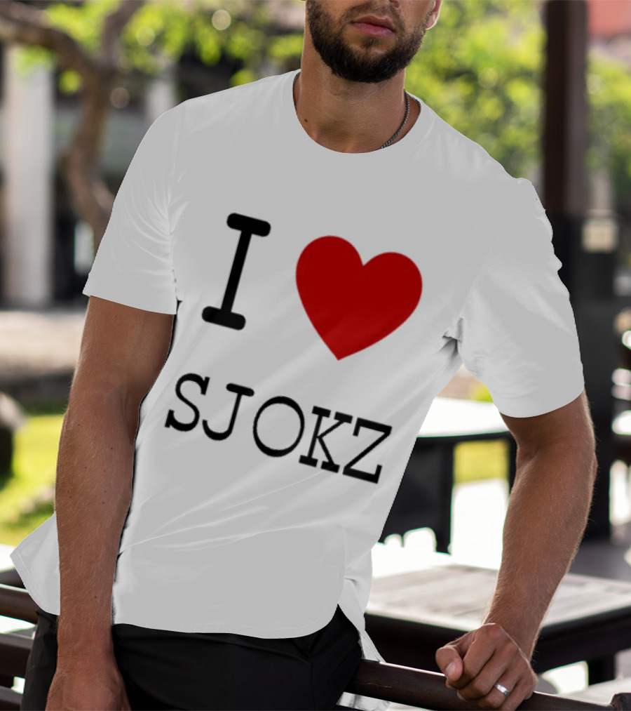 I Love Sjokz Fan T-Shirt Celebrating Popular Presenter T-Shirt