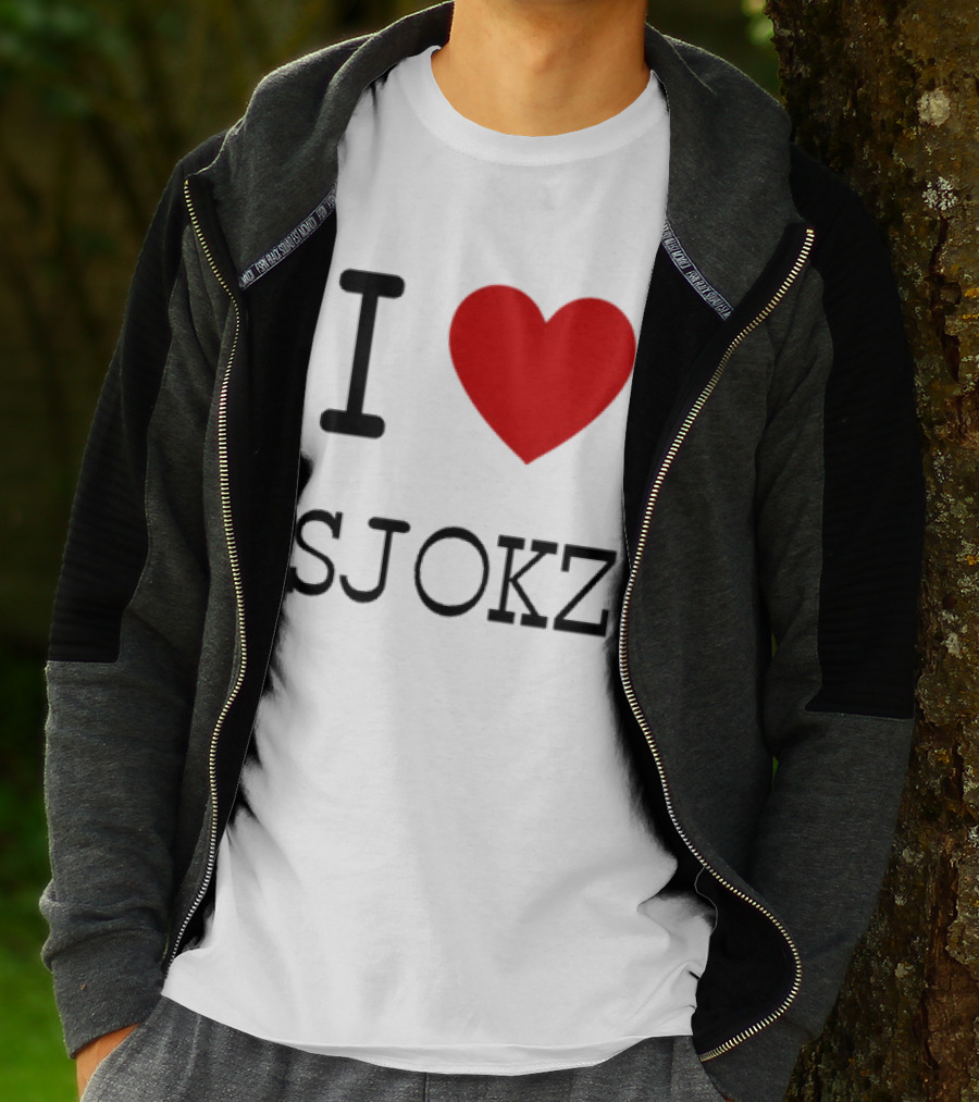 I Love Sjokz Fan T-Shirt Celebrating Popular Presenter T-Shirt
