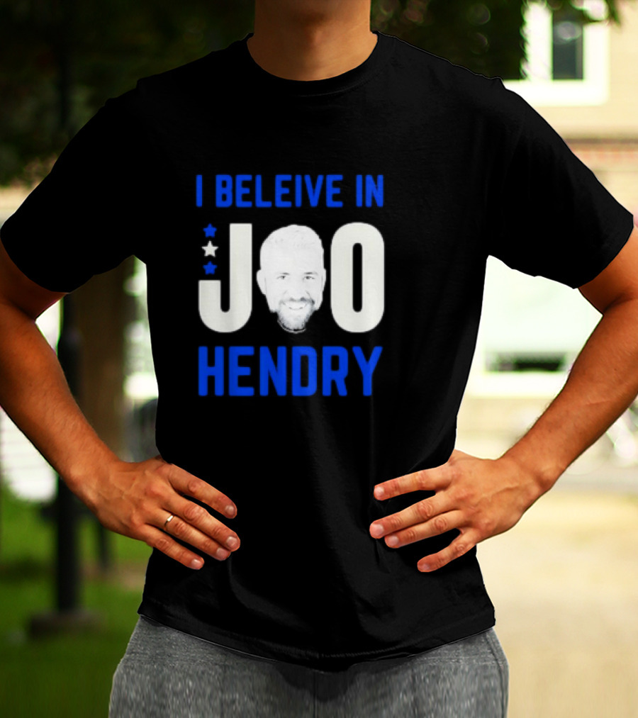I Believe In Joe Hendry Star Face图案 T-Shirt
