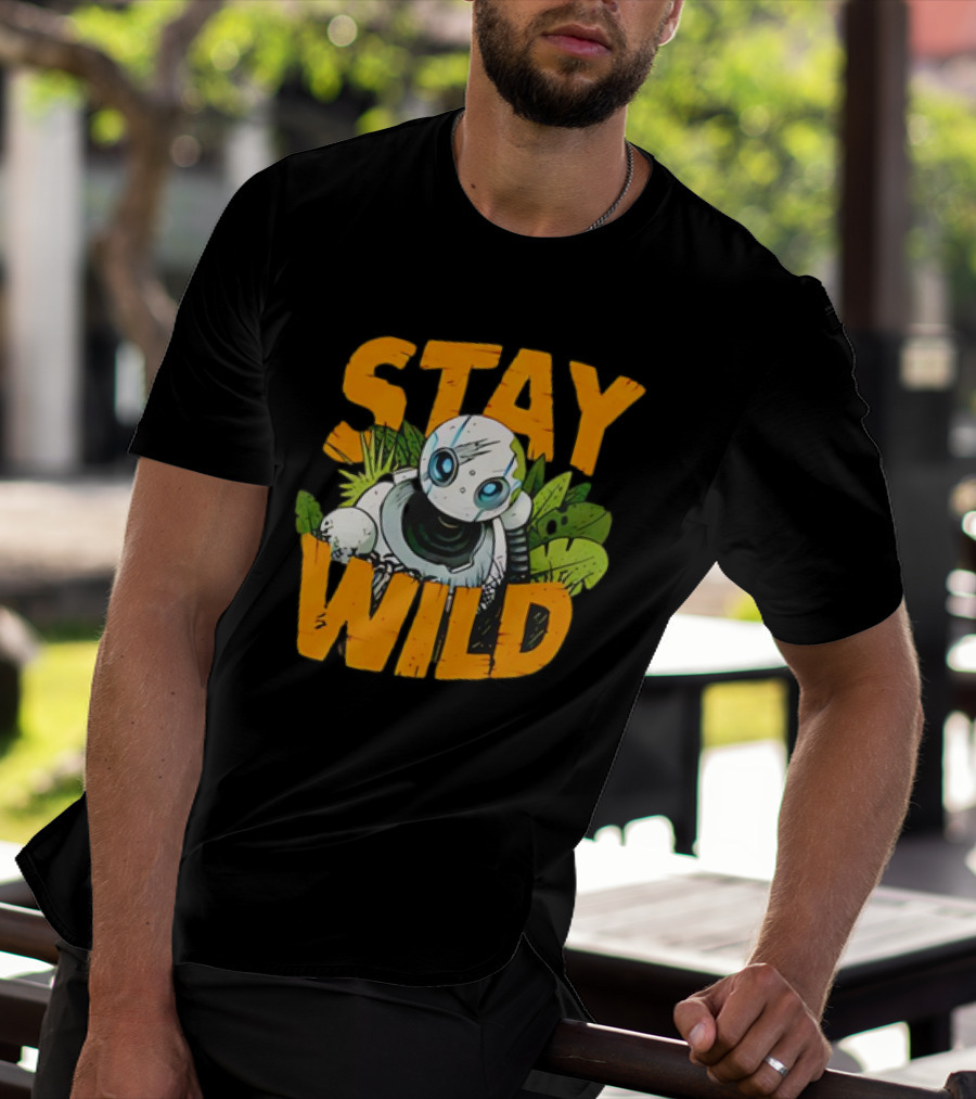 Stay Wild Roz The Wild Robot Jungle Adventure T-Shirt