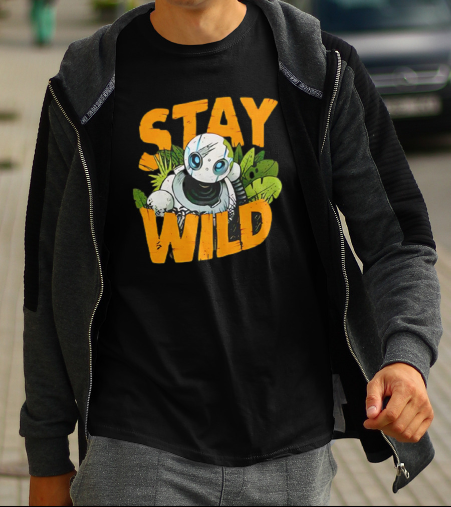 Stay Wild Roz The Wild Robot Jungle Adventure T-Shirt