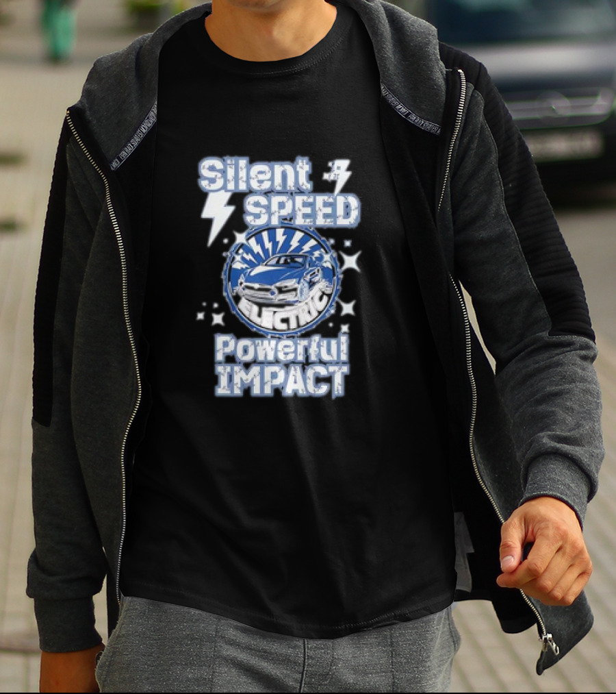 Silent Speed Electric Powerful Impact Car Driver T-Shirt