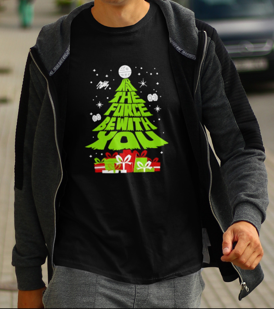 Star Wars May The Force Be With You Christmas Tree T-Shirt