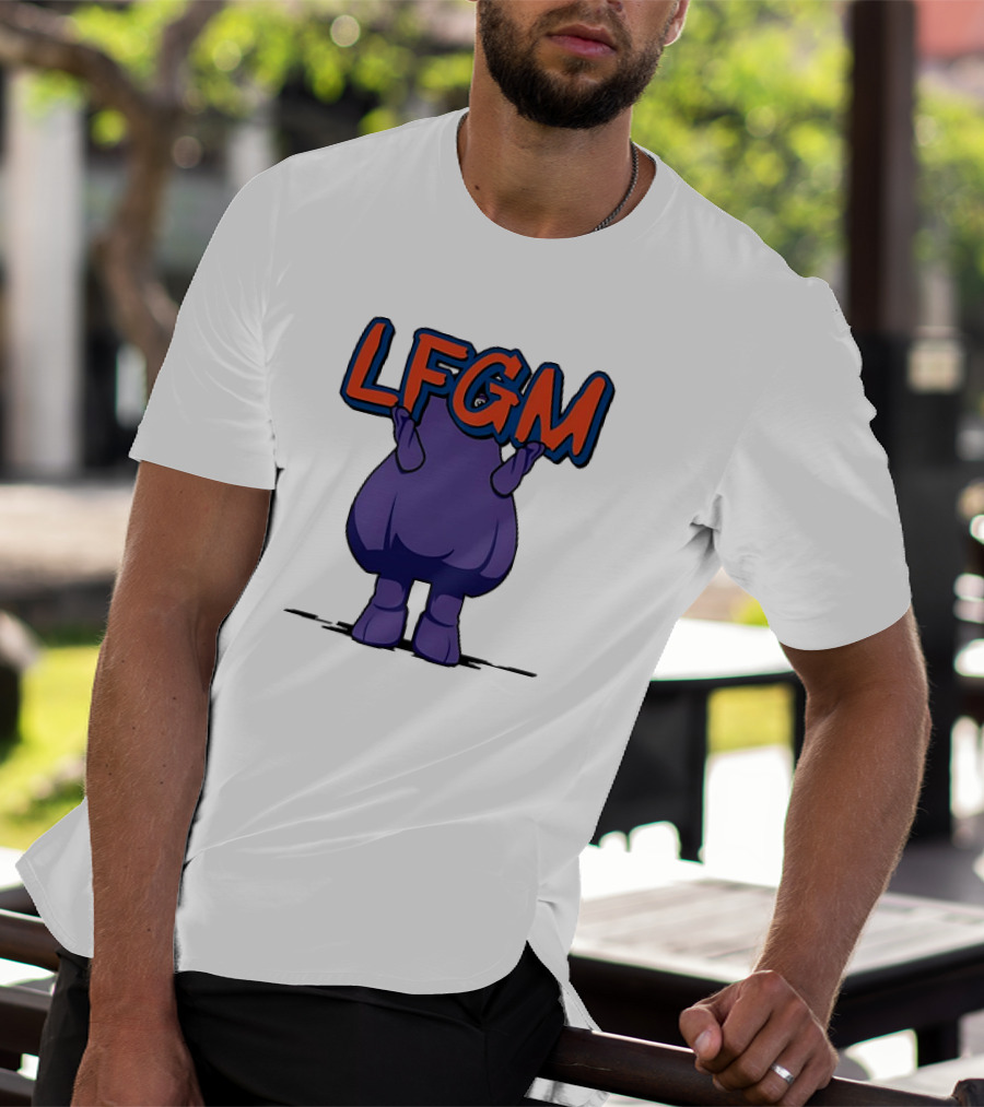 Grimace Holding LFGM Sign T-Shirt