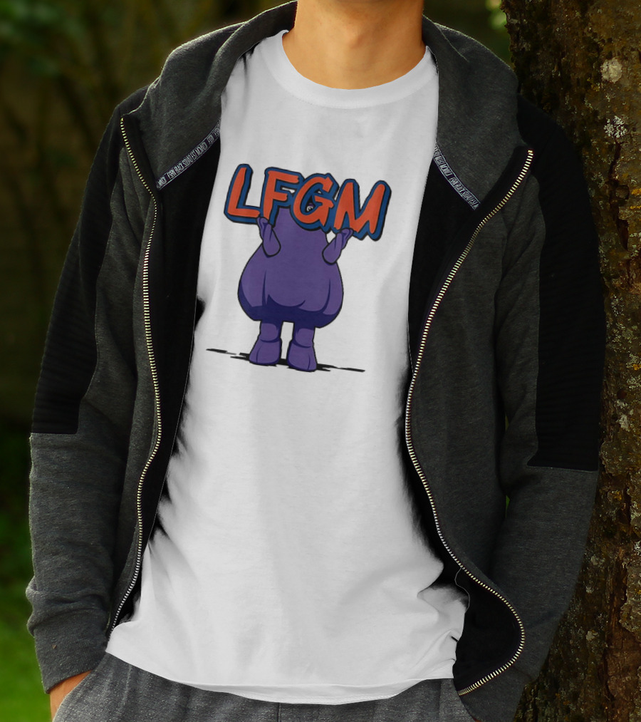 Grimace Holding LFGM Sign T-Shirt