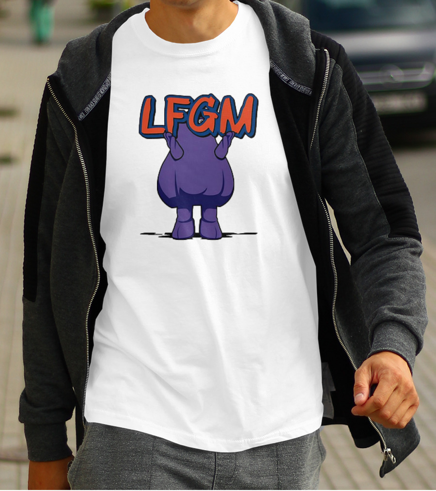 Grimace Holding LFGM Sign T-Shirt