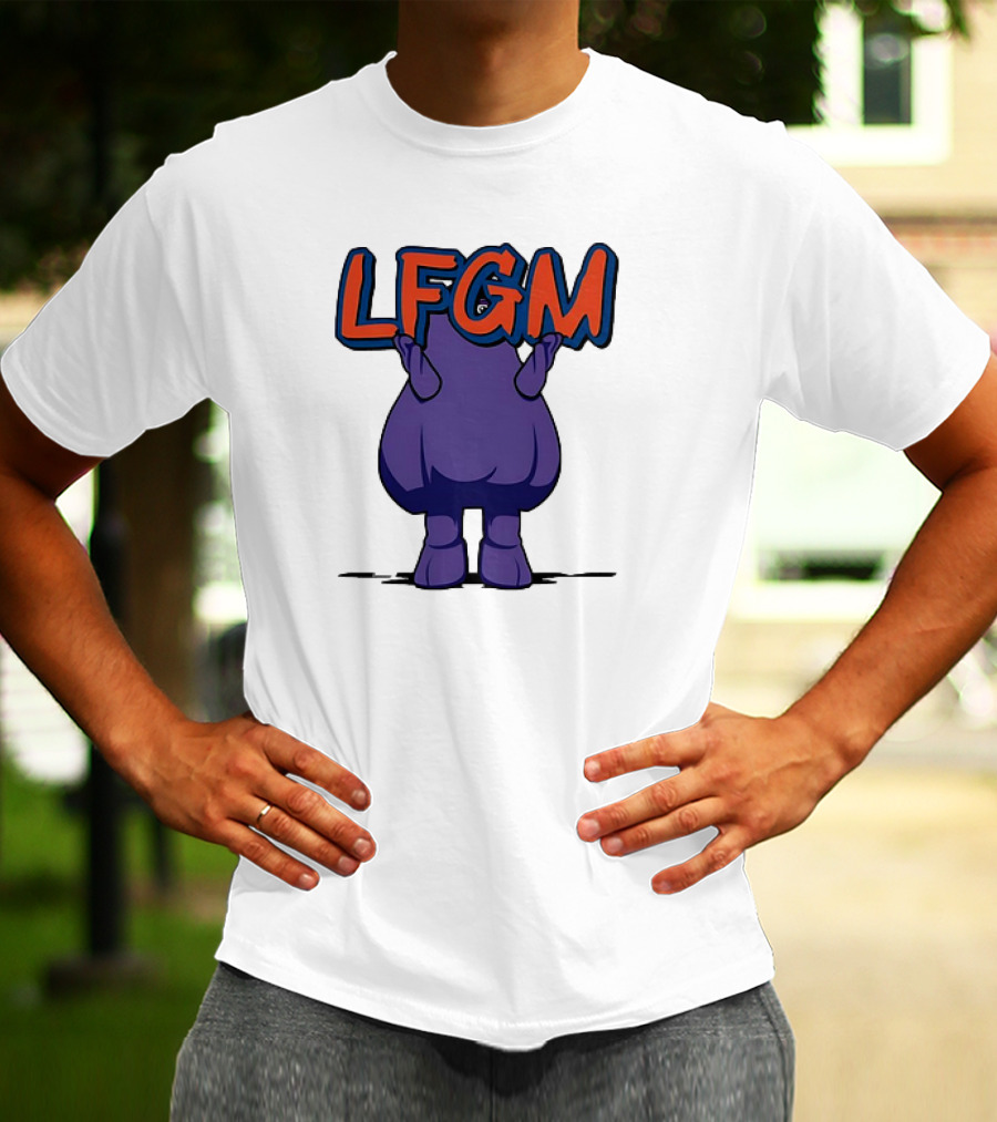 Grimace Holding LFGM Sign T-Shirt