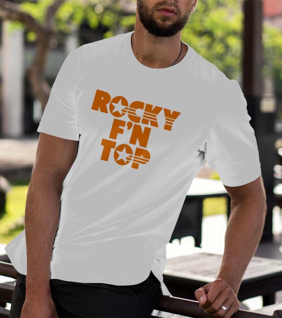 Tennessee Volunteers Basketball Rocky F’n Top Star Stripes T-Shirt