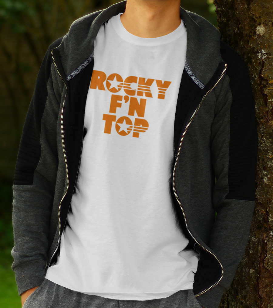 Tennessee Volunteers Basketball Rocky F’n Top Star Stripes T-Shirt