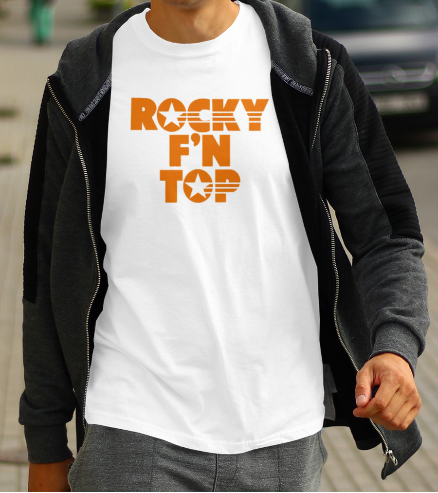 Tennessee Volunteers Basketball Rocky F’n Top Star Stripes T-Shirt