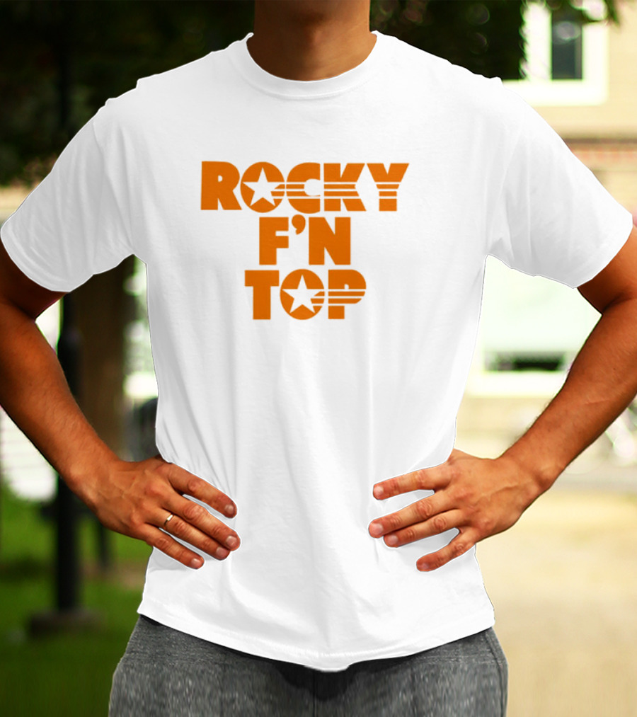 Tennessee Volunteers Basketball Rocky F’n Top Star Stripes T-Shirt