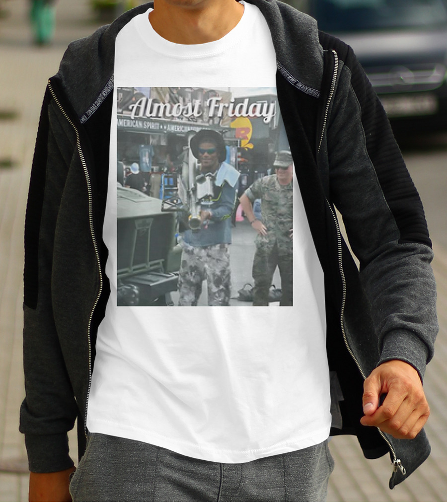 Almost Friday Rocket Launcher Fun Lamar Jackson T-Shirt