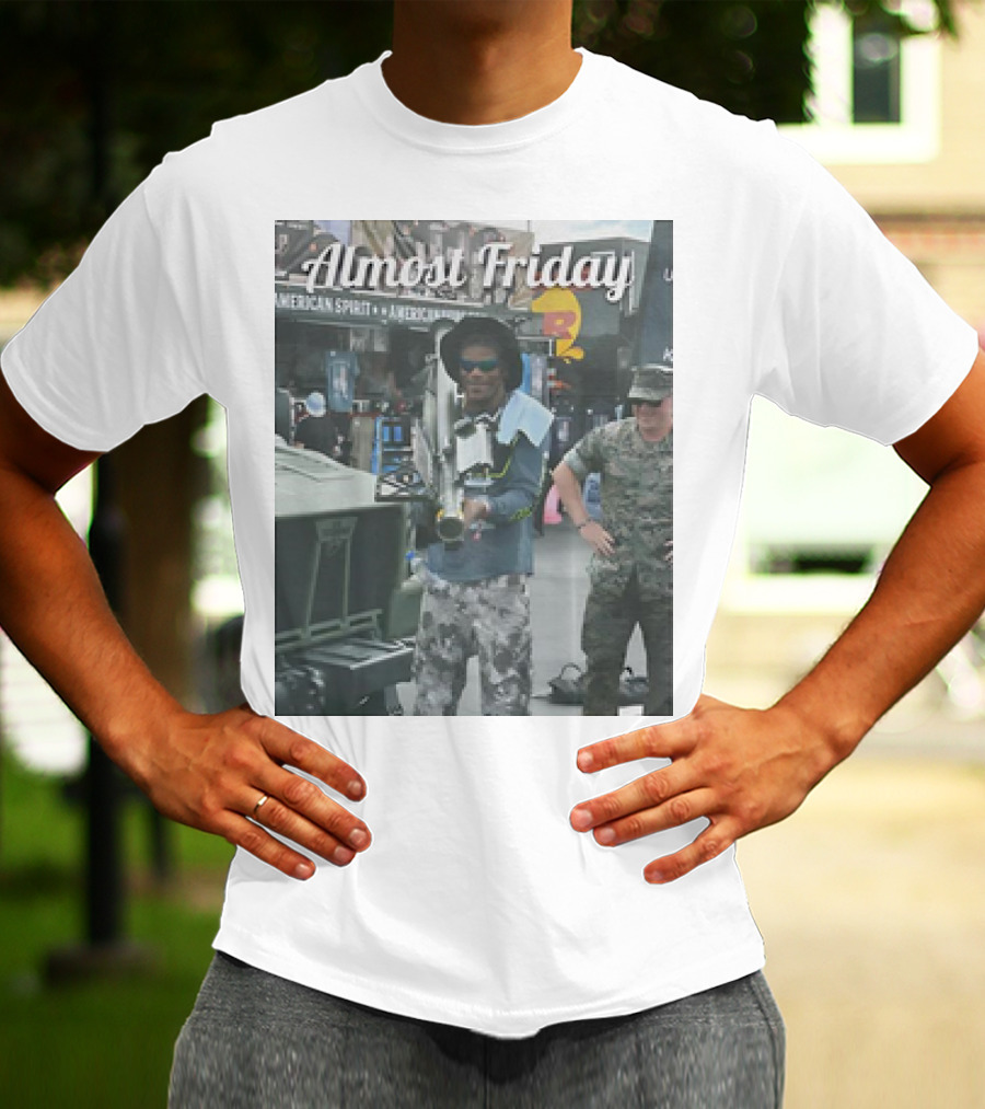 Almost Friday Rocket Launcher Fun Lamar Jackson T-Shirt