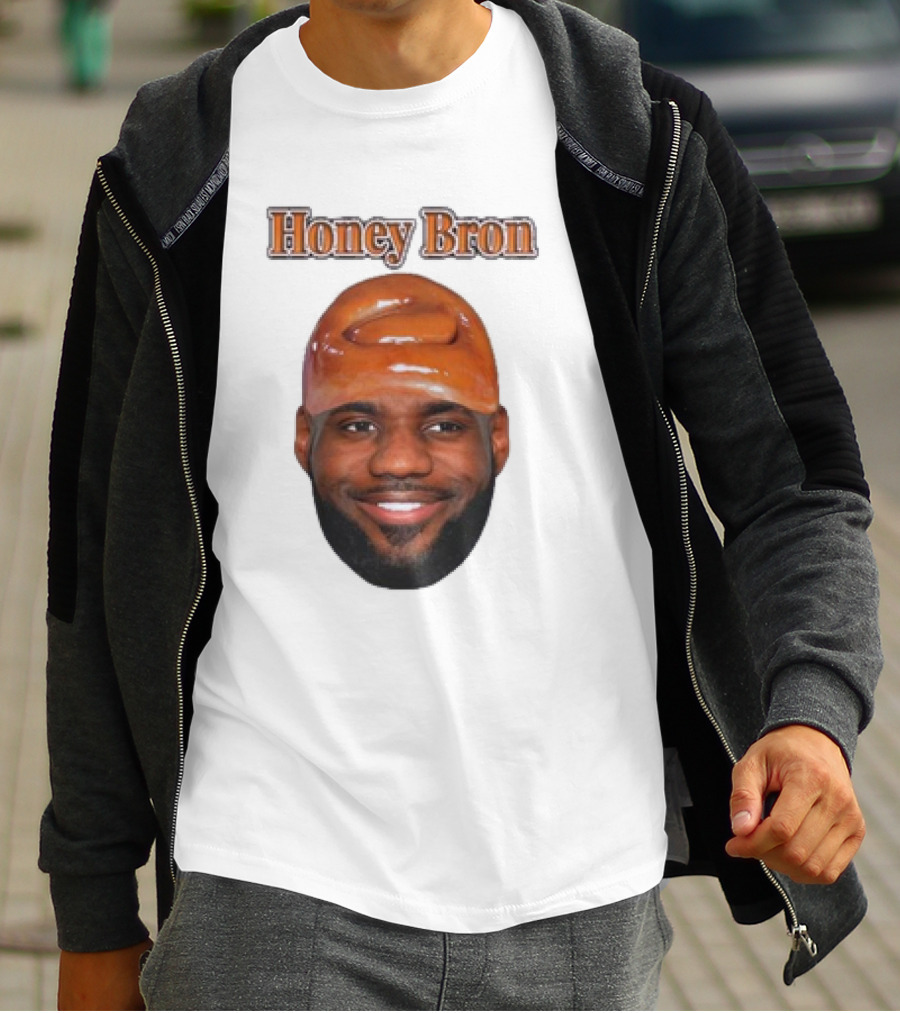 Honey Bron Lebron James Honey Brown Face T-Shirt