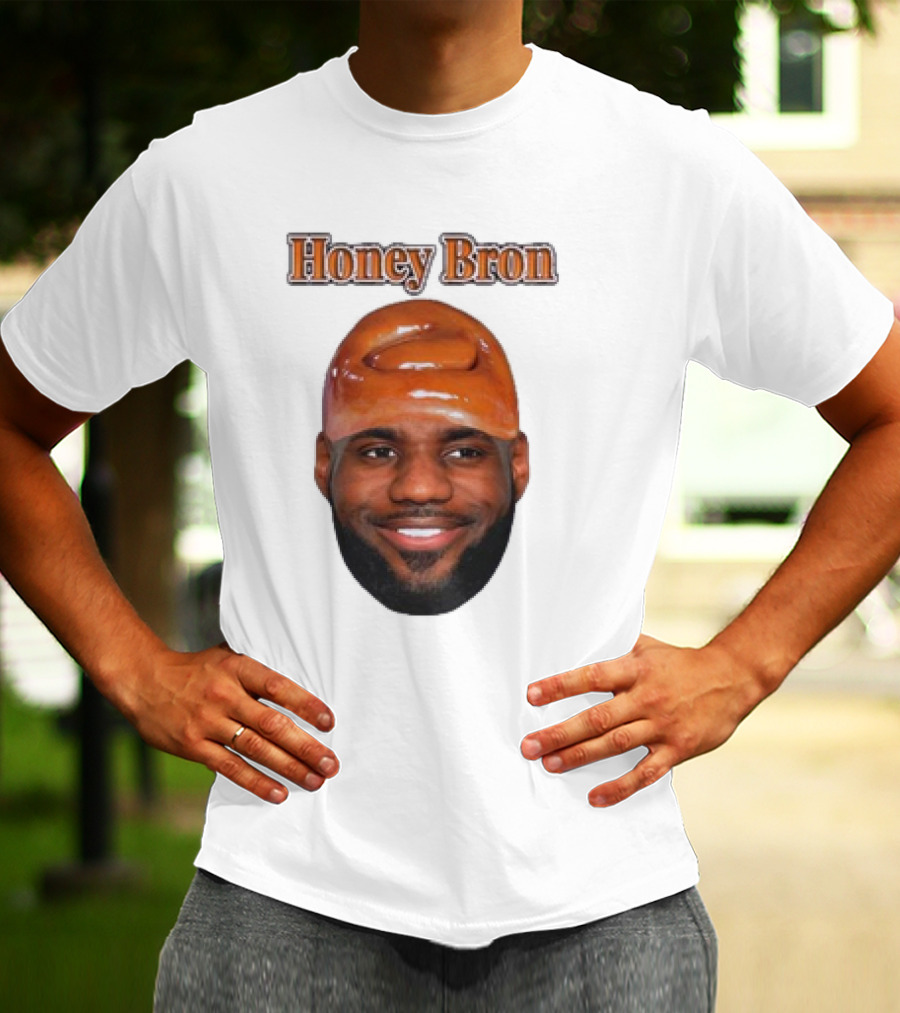 Honey Bron Lebron James Honey Brown Face T-Shirt