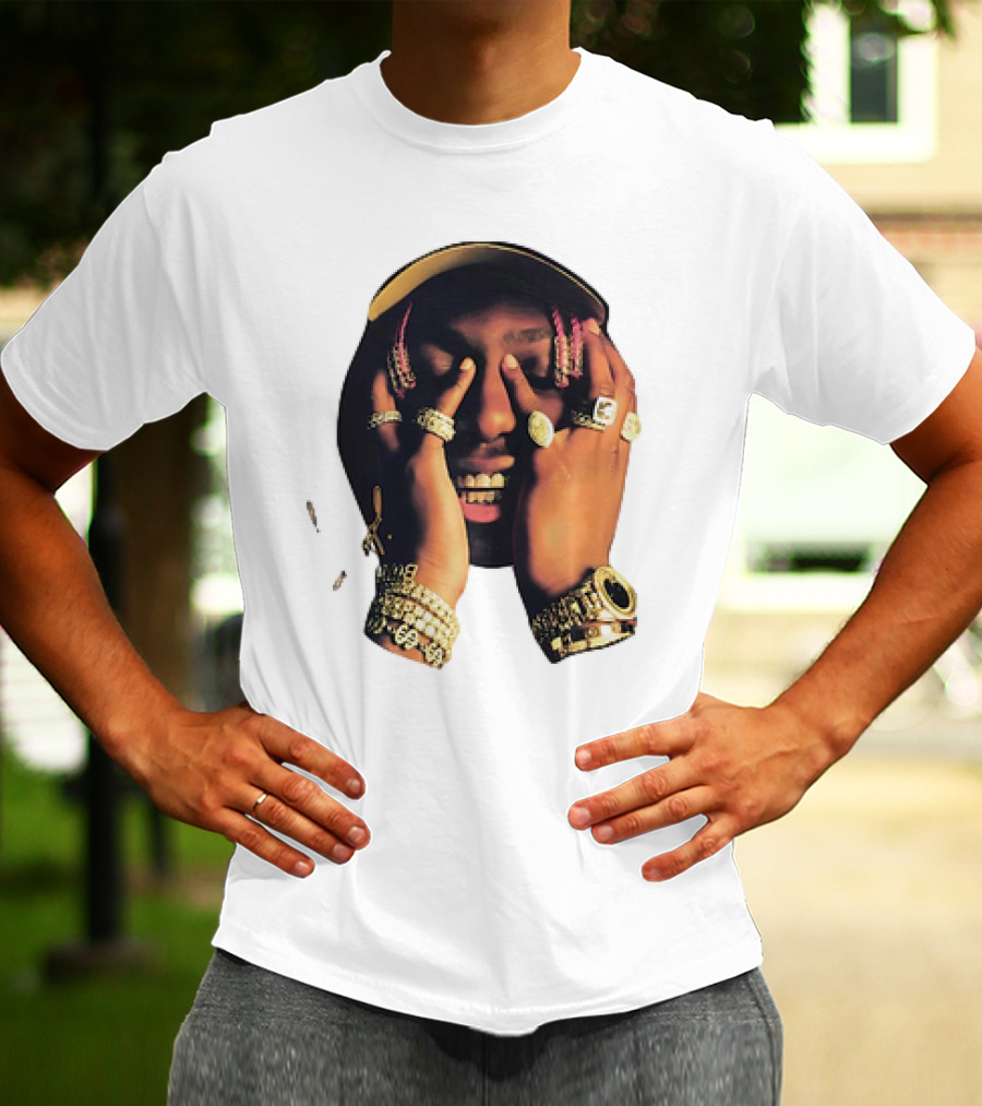 Lil Yachty Rap Hip Hop Jewelry Face Expression T-Shirt