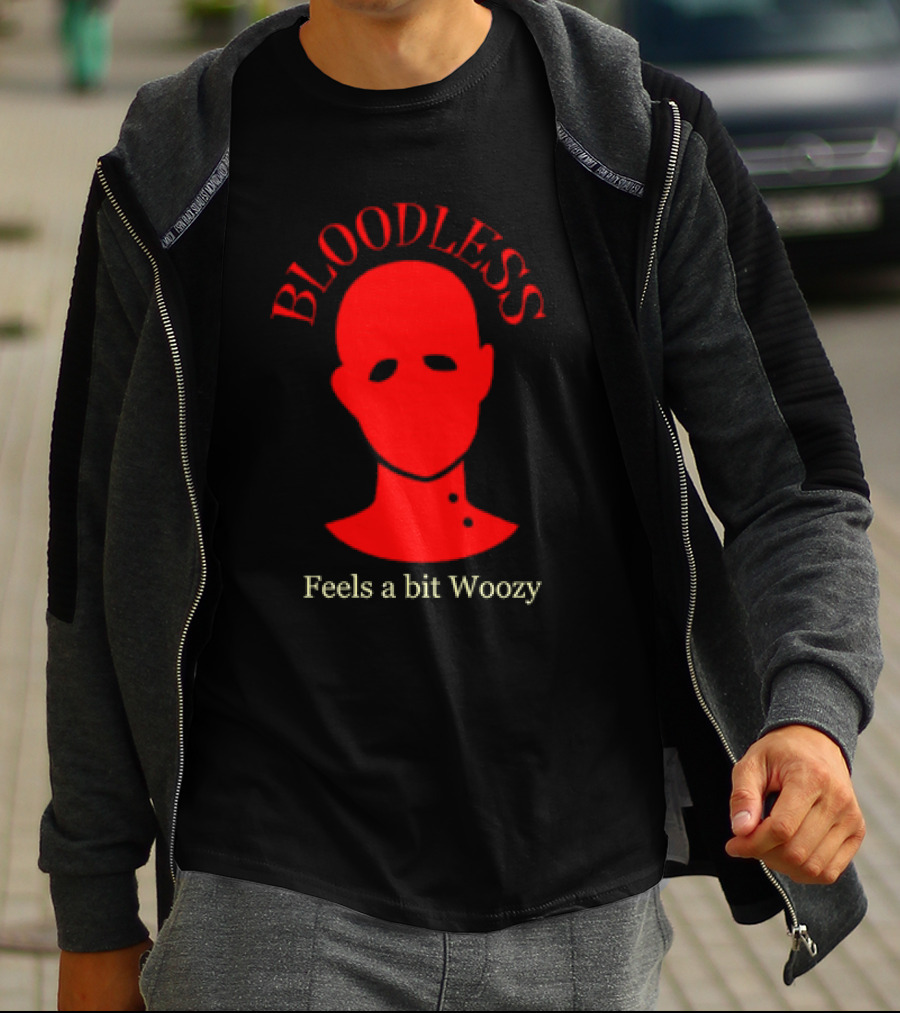 Bloodless Feels A Bit Woozy Red Mask T-Shirt