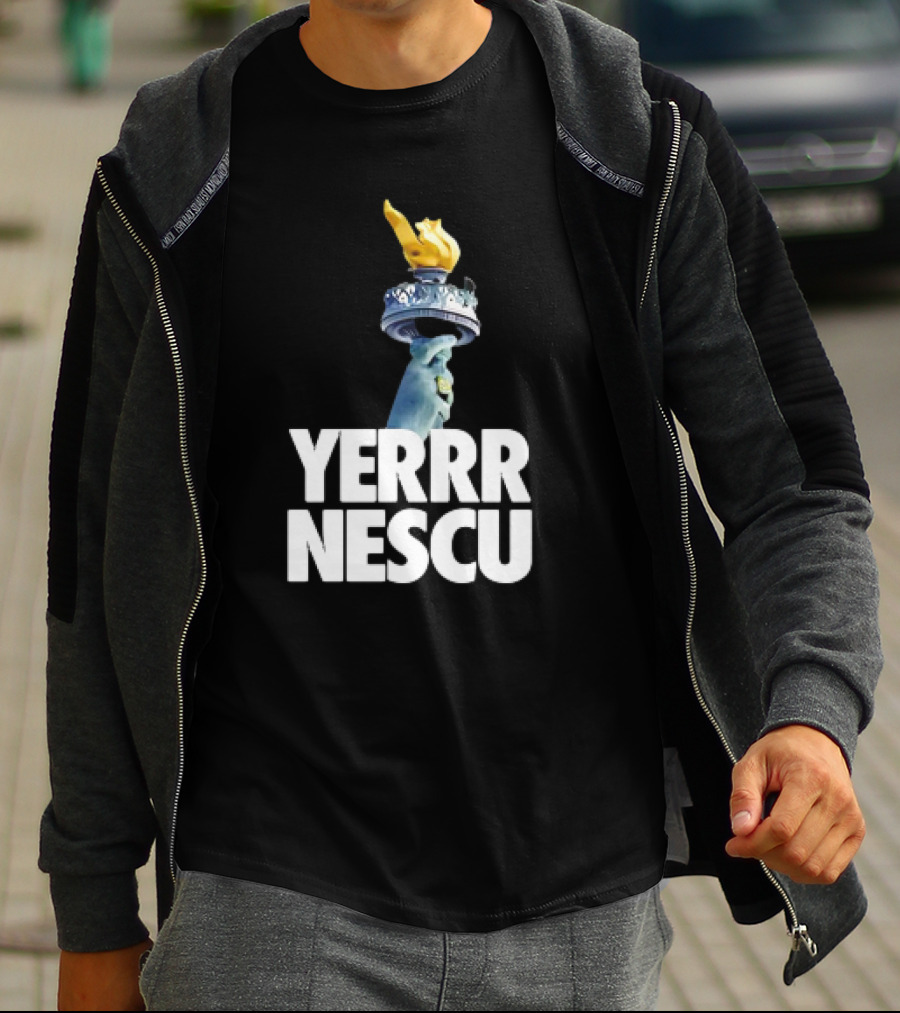Yerrrnescu Statue Of Liberty Torch T-Shirt