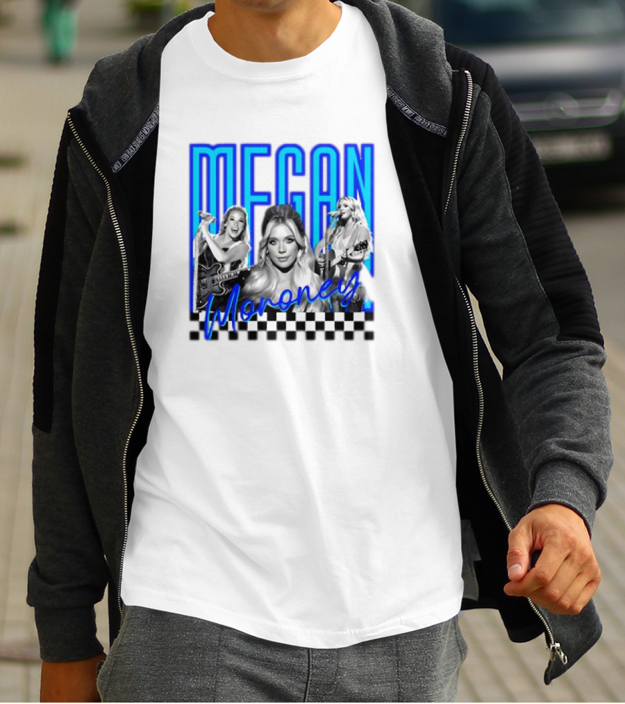 Megan Moroney Country Music Retro Checkered T-Shirt